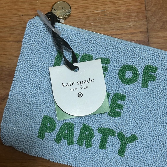 Kate Spade Blue and Green Party Clutch - Picture 1 of 2